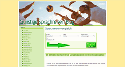 Desktop Screenshot of guenstige-sprachreisen.com