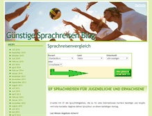Tablet Screenshot of guenstige-sprachreisen.com